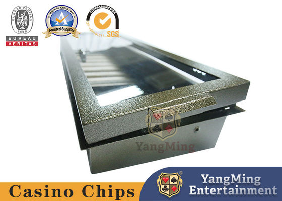 Facile azioni il chip di mazza Tabella Chip Tray With Single Lock Encryption della mazza dello scaffale del metallo di 1 strato