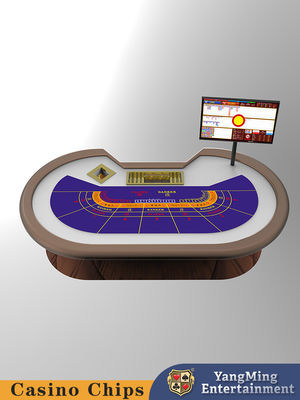 Baccarat Poker Game Chip Table Pedestal Styling Aggiornato e migliorato Casino Poker Game Desk Table