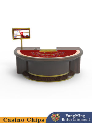 Aggiornato Tavolo Baccarat Mezzo Rondo Treadle Tavolo Di Divertimento Casinò Club Tempo Libero Poker