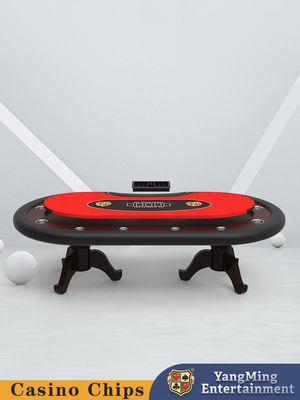 Colore di legno originale Disegno in legno massello gambe di artigli di tigre personalizzate Texas Hold'em Poker Table Poker Club Gaming Table