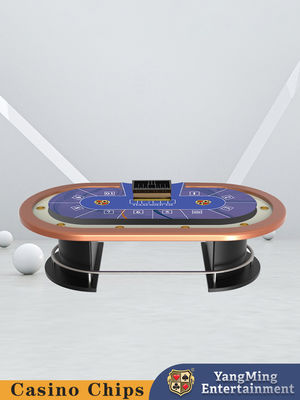 Produttore Stock Bar metallo Mezzo rotondo Guardia Texas Hold'em Poker Tavolo di intrattenimento di svago Casinò Poker Tavolo di gioco