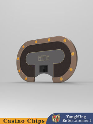 Tavolo di poker a 10 giocatori di alta qualità Texas Modern Poker Club Casual Gaming Poker Table
