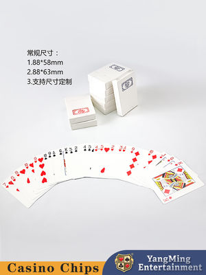 Fabbrica personalizzata casinò professionale Nuove carte da gioco rosso e blu in stock