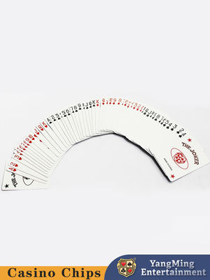 Carte da gioco personalizzate originali di casinò, carte di due colori rosso e blu professionali in magazzino