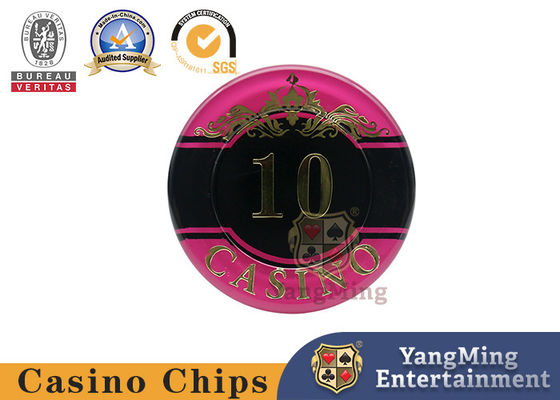 Casinò personalizzabile Texas Holdem Poker Chip Set con il segno UV