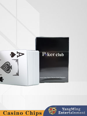 Carte da gioco rivestite di plastica di gioco del codice a barre del club per spettacolo