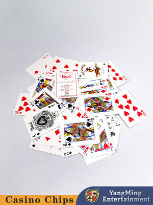 Segno uv del casinò dell'ape del nero di centro della carta delle carte da gioco delle piattaforme rosse internazionali del blu 144