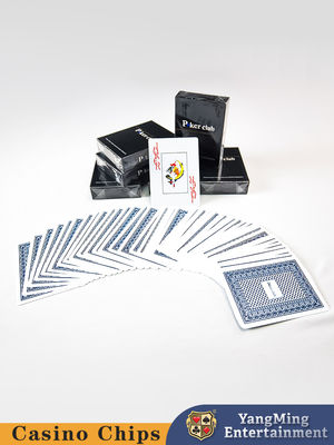 Fabbrica all'ingrosso Casinò Carta placcata in oro Carta di gioco di plastica 100% Pvc Poker carte da gioco con due colori