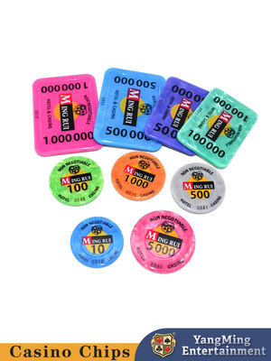 Qualità all'ingrosso RFID Smart Chip Poker Chip Set Baccarat Casinò Gioco di intrattenimento Smart Identificazione Chip codice