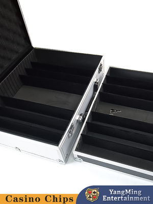 Casinò ABS Poker Chips Sets Colorato Clay Chips Texas Hold'Em Chips Sets + Aluminum Box