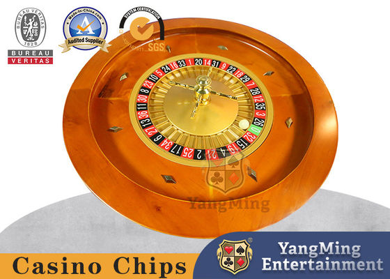 Il club di VIP ha dedicato il bordo di legno della ruota di roulette di 32inch 50cm, 36 yarde britanniche su ordinazione della ruota manuale della palla