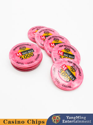 Chips per il gioco d'azzardo RFID ABS, Chips per il poker con numero di sicurezza di Monte Carlo