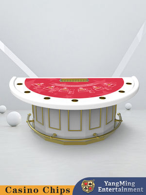 Deluxe Upgraded Half Round Bar Protector Black Jack Poker Table Casino Club Entretenimento Poker Game Table