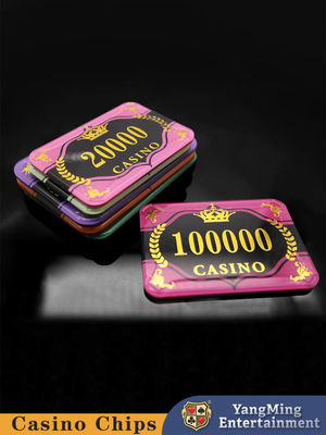 Fabbrica personalizzata Poker Violet Anti-Falsi Chips Casinò Poker Tavolo Gioco Tavolo Chips