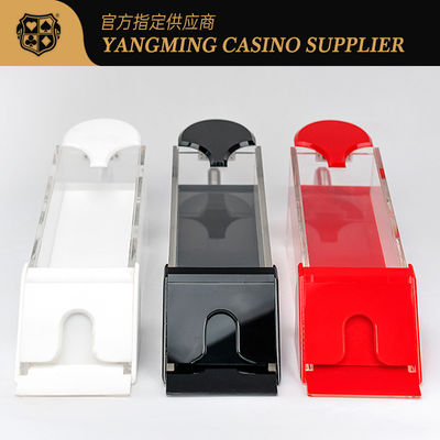 Tre colori disponibili Acrilico Traslucido 8 Deck Scarpe Da Concessionario Di Cartoline Di Poker Casinò Intrattenimento Scarpe Da Concessionario Di Poker Tavolo