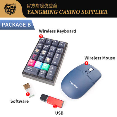 Baccarat Lucky Six Casino System Software Poker Table Cinese Inglese Bilingue Gioco di commutazione