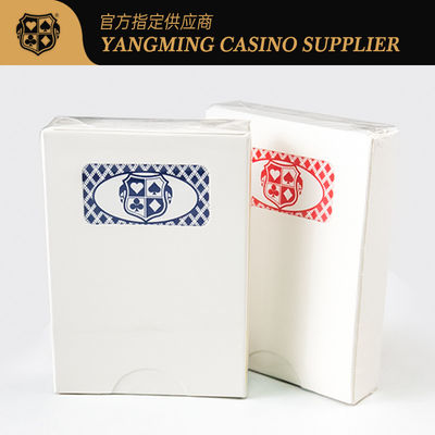 Club di gioco di casinò carta da gioco fabbrica personalizzazione 310g 88*63mm Nero Blu Core carta di plastica carte da poker