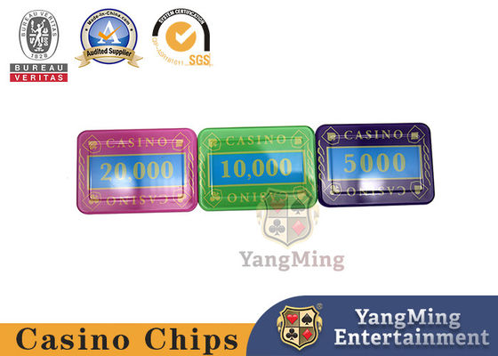 Casinò Crystal Poker Chips Set Lucency Acrylico 730 PCS Plastic Gaming Set Con In Aluminium Case
