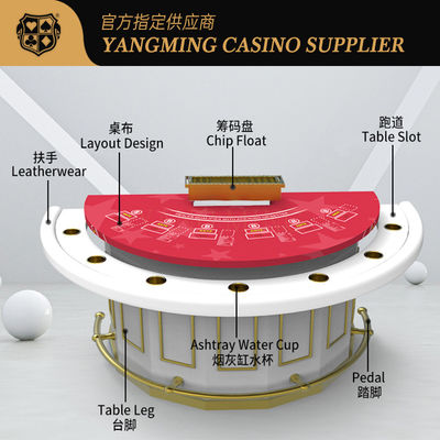 Mezzarronda Bar Protector Blackjack Tavolo Casinò Poker Tela da tavolo Colore personalizzabile