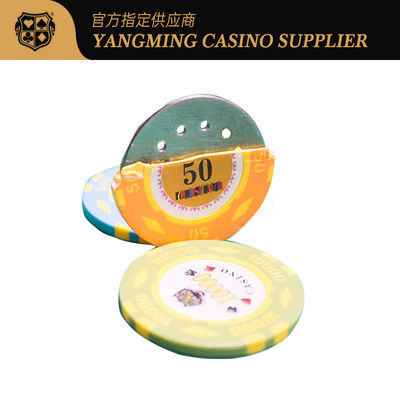 600 pezzi di Texas Clay Patch Chip Set Texas Casino Poker Game Chipset da bancone