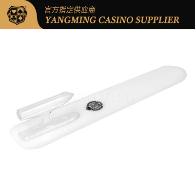 Logo di fabbrica personalizzato Paletta di carte da poker bianca Casinò Baccarat Poker Gioco di carte Paletta