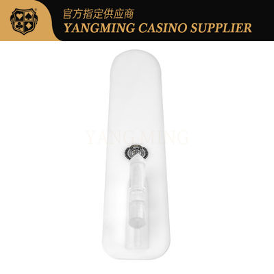 Ultima paletta bianca acrilica per carte da gioco Casinò Club Casual Poker Games Paletta da carte