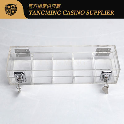 In vendita 100 Yard 50mm Chips Tray Casino Baccarat Entretenimento Recreativo Poker Chip Tray