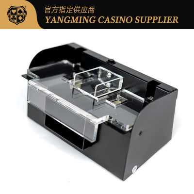 Fabbrica all'ingrosso Metal 2 Deck Poker Shuffler Anti-Cheat Silent Shuffler Casinò Baccarat Entretenimento Poker Desktop Shuffler