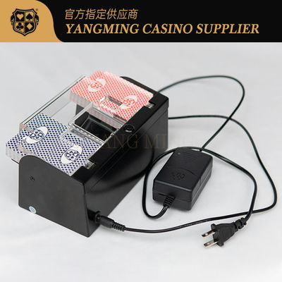 Aggiornato Anti-Jam Silent Design Metal 2 Deck Poker Shuffler per i giochi del Baccarat Casino Club