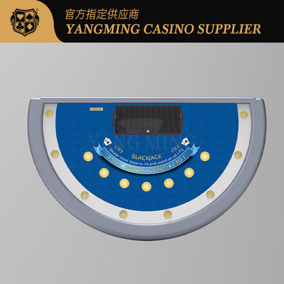 Moderno stile Americano Mezzo Round Blackjack Poker Table Gambling Black Jack Poker Game Table