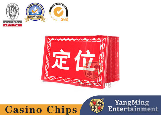 Casinò acrilico Dedicato Baccarat Marcatori Custom Lace Pattern Locate Brand Factory Logo Design