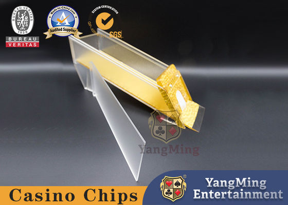 Paia traslucide dell'oro di Texas Club Personalized Custom Frosted del baccarat di marca acrilica del cavo 8 degli stivali standard di autorizzazione