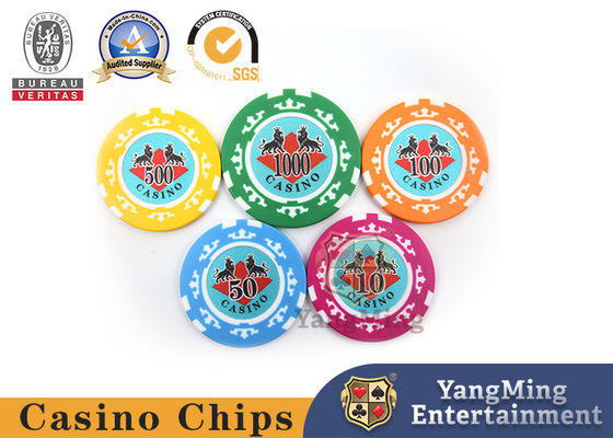 760PCS stampato su misura ABS Laser Poker Chips NFC Casinò RFID Chips Set