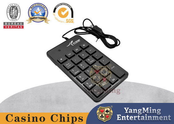 Sistema di baccarat USB Numero tastiera nera tastiera di plastica cablata sistema di gioco d'azzardo accessori