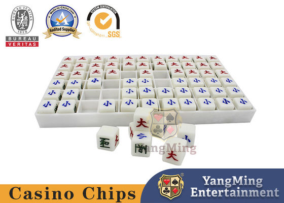 Gli accessori durevoli del gioco del casinò scolpiscono il risultato di Dragon Sic Bo Cards Games del club di Macao