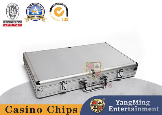 il giro 600pcs modella la mazza Chip Case che di RFID 11.5g Clay Ceramic Portable Gambling Chips ha messo la maniglia e la serratura del trasportatore