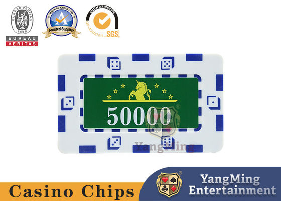 760 pcs American ABS Clay Poker Fancy Chip Set Texas Hold'em Game Core di ferro anti-falsificazione Chip Coin Factory Set in stock