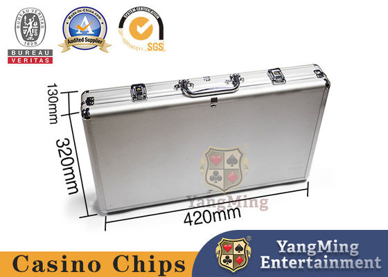 La scatola robusta 600pcs Clay Poker Chips Set Case della struttura della lega di alluminio di potere con le carte da gioco e taglia