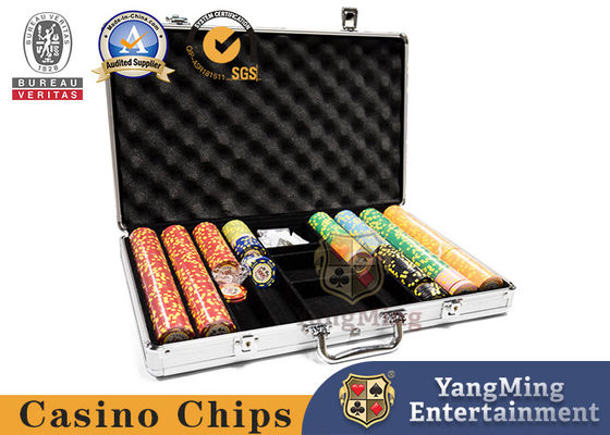 Mazza di alluminio Chip Case Aluminum RFID Chips Carrier Jetton Box del casinò 300-760PCS