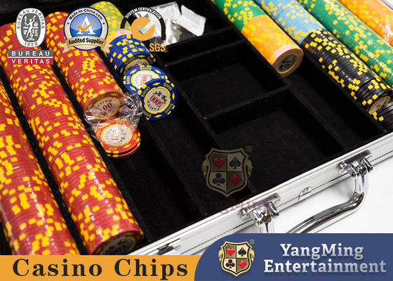 Valigia di alluminio per la mazza Chip Box For 600pcs del metallo del chipset della mazza del casinò
