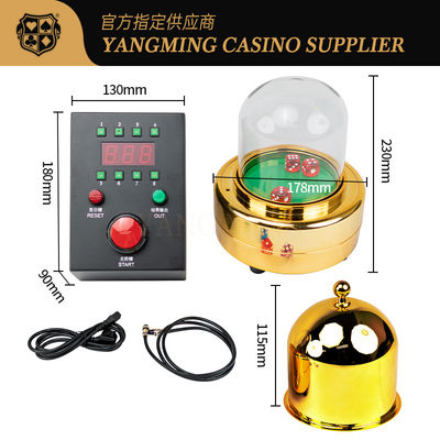 Agitatore di gioco della tazza di dadi della BO di automazione del casinò del gioco dell'accessorio di si inossidabile azionato a motore di elettricità