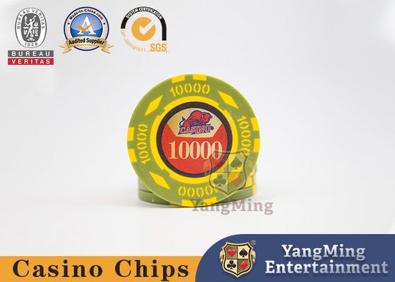 Fiches da poker in argilla da 12g per tavolo da casinò, tavolo Texas, club, gioco d'azzardo, set di fiches, protezione UV anti-contraffazione