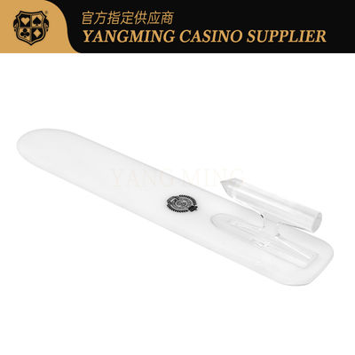 Tavolo da Consegna Poker Bianco Logo Personalizzabile Bacardi Casino Forniture Accessori per l'Intrattenimento