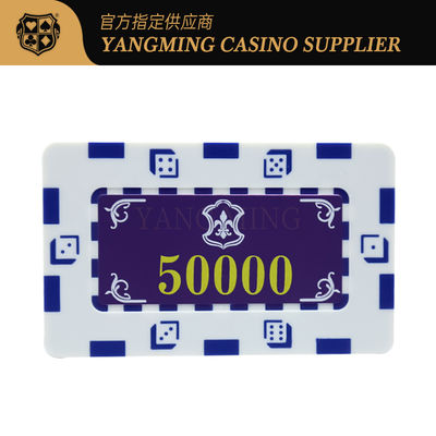 11.5g Texas BlackJack Clay Casino Poker di plastica Chip Set With Mark And Case UV