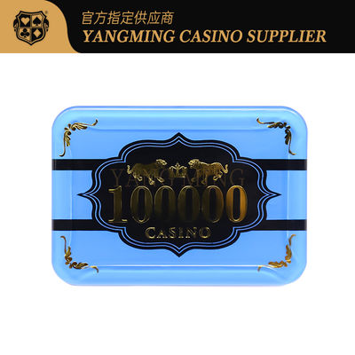 Gettoni personalizzati in acrilico con motivo Drago Tigre Design cristallo plastica Baccarat Poker Table Game