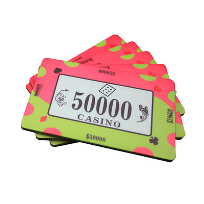 Nuovamente lanciato Texas Hold'em Chips in ceramica su misura Texas Gambling Tournament Poker Table Games