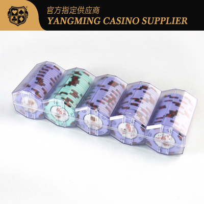 Nuovo vassoio di chip da casinò a 45 mm.