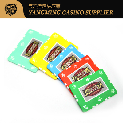 760 Sticker Clay Poker Chips Set 12g Texas Poker Table Game Chips per il gioco del casinò