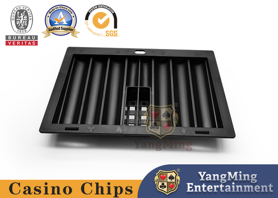 International Durable Texas Poker Table Chip Float Black Plastic Chip Board per il gioco del casinò