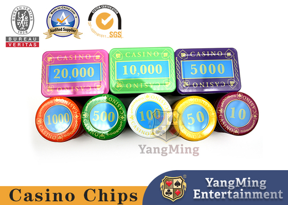 Casinò Crystal Poker Chips Set Lucency Acrylico 730 PCS Plastic Gaming Set Con In Aluminium Case